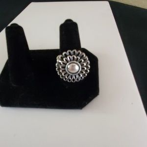 Sterling Silver sunflower ring